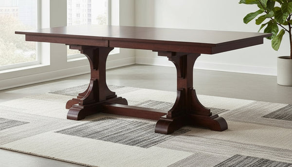 TIDWELL DOUBLE PEDESTAL TABLE